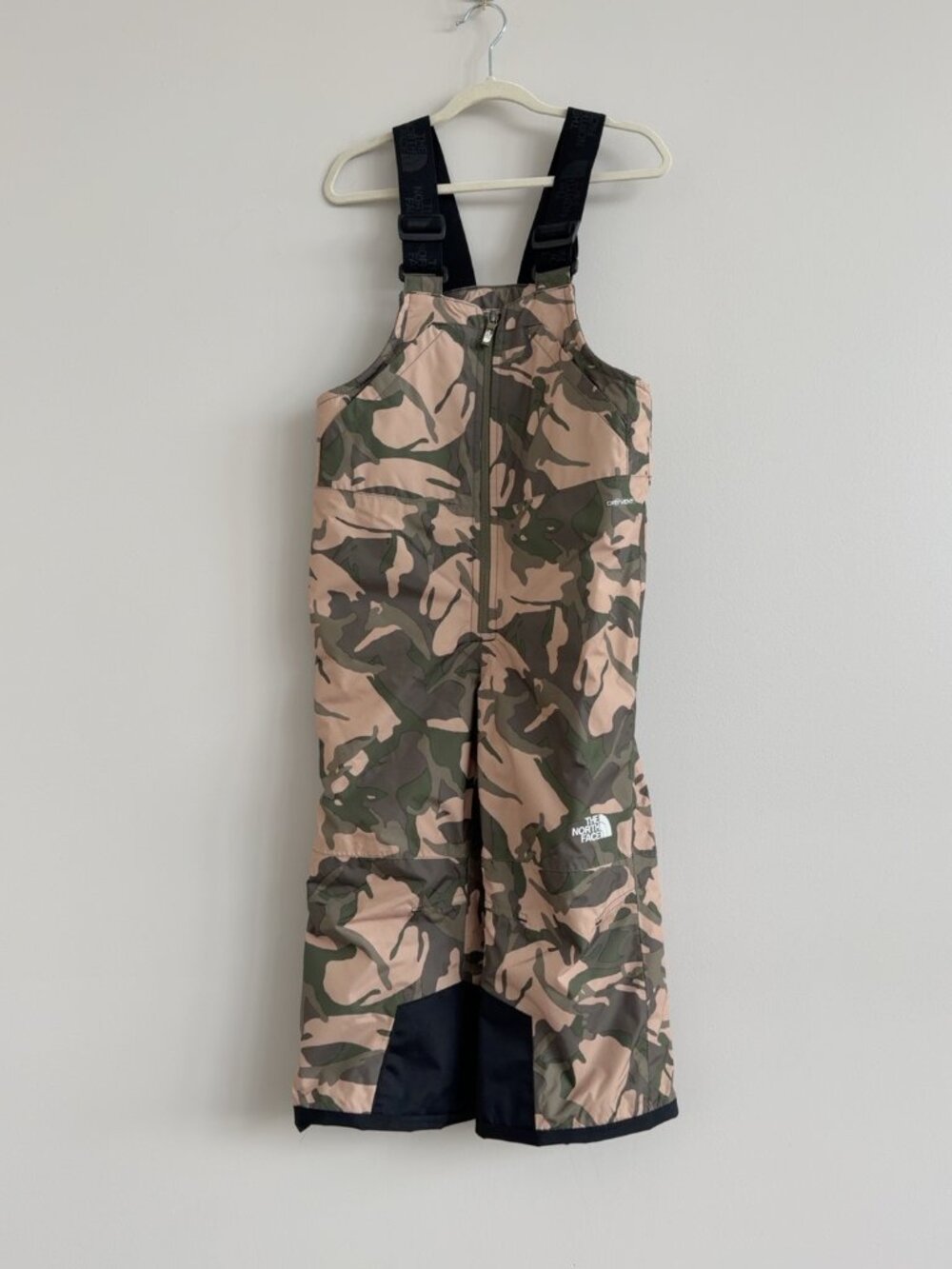 The North Face Toddler 6T DryVent Camo Snow Bib Ski Pants Grow With Me